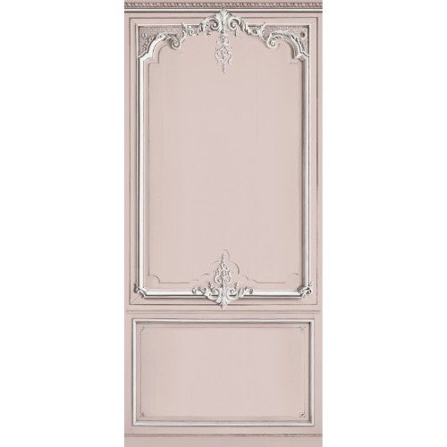 Light pink pastel Haussmann panelling 133cm