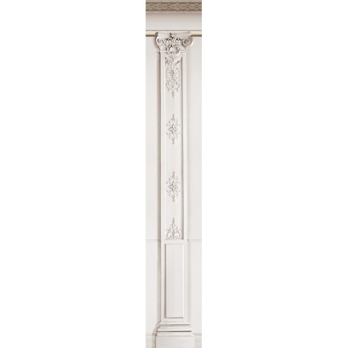 Column with Haussmann panelling 40cm