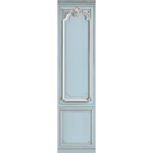 Light blue pastel Haussmann panelling 75cm