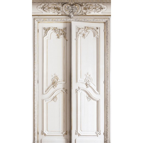 Double door with simple Haussmann 133cm
