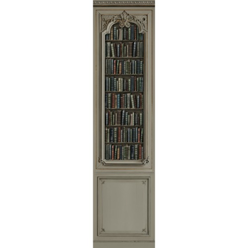 Warm grey Haussmann bookcase 75cm