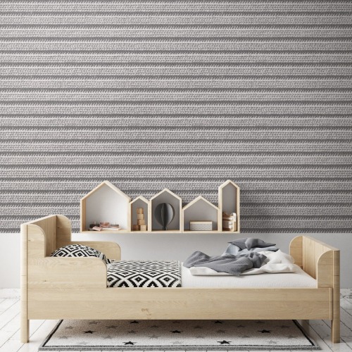 Grey knitting wallpaper
