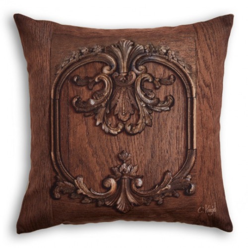Rustic Louis XV panelling cushion