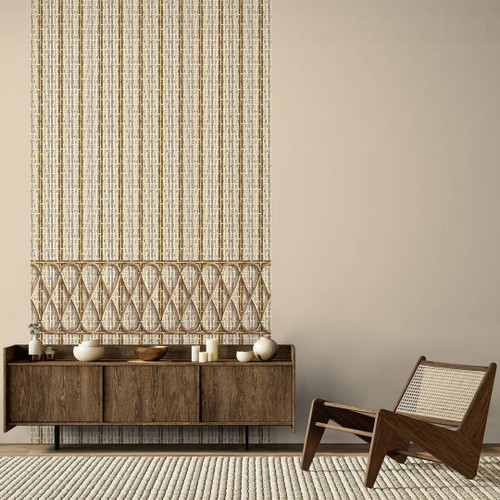 Philippe Model braided wallpaper - Natural
