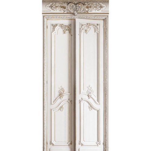 Double door with simple Haussmann 126cm