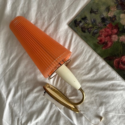 Vintage Orange Wall Lamp