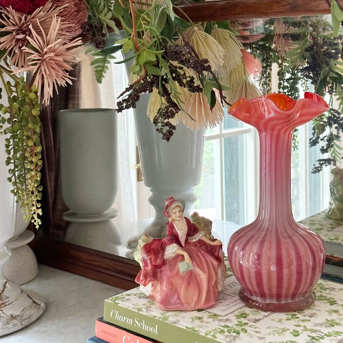 Vintage Flamingo Vase